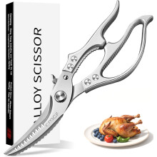 Heavy Duty Kitchen Shears Stainless Steel Poultry Scissors for Meat Chicken Fish Vegetables