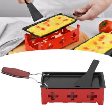 Raclette Grill Cheese Melter with NonStick Pan, Even Melt Candle Heating for Home Kitchen