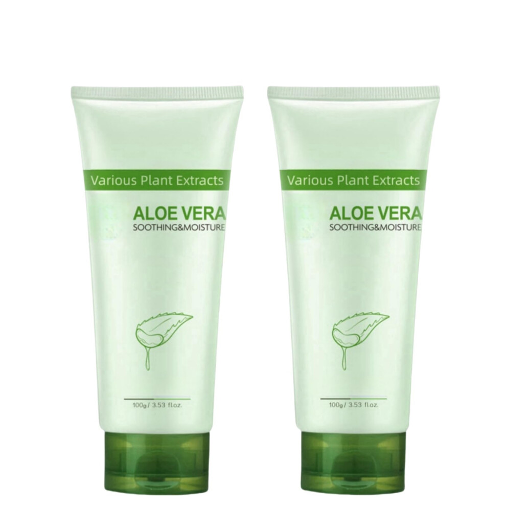 Aloe Vera Cleansing Gel Exfoliating Face Wash for Deep Pore Cleaning and Gentle Hydration