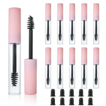 10pcs 5ml Pink Empty Mascara Tubes with Wand, Refillable Eyeliner Bottles for Travel