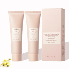 Facial Exfoliating Gel with Gentle Deep Cleansing and Intense Hydration Face Scrub for All Skin Types