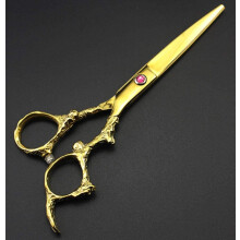 Hairdressing Scissors 6 Inch Professional Japanese Steel Barber Shears with Smooth Precision Cutting