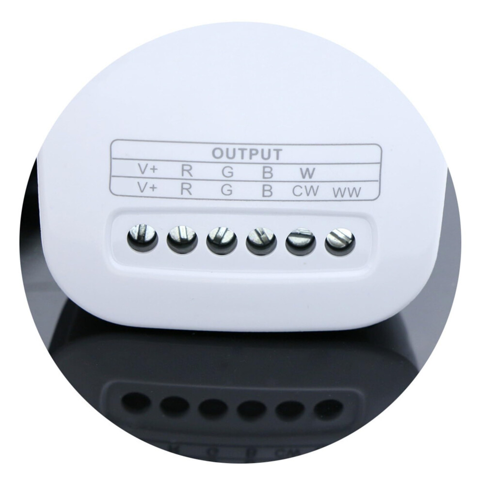 Led Rgbw Rgb+Cct Controller 2 In 1 Wireless Low Voltage Smart Led Strip Light Control 9455672950701