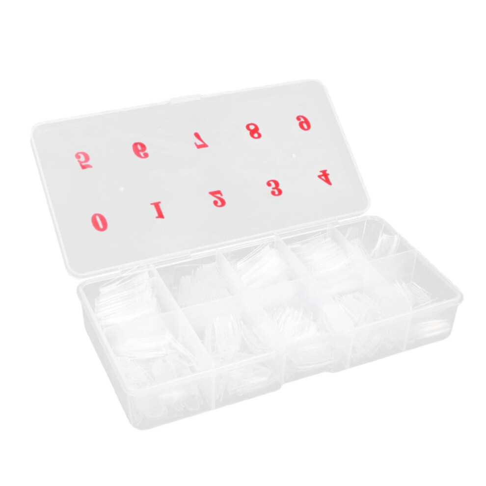 1000pcs Traceless False Nail Tips for Women French Style LongLasting Smooth Surface