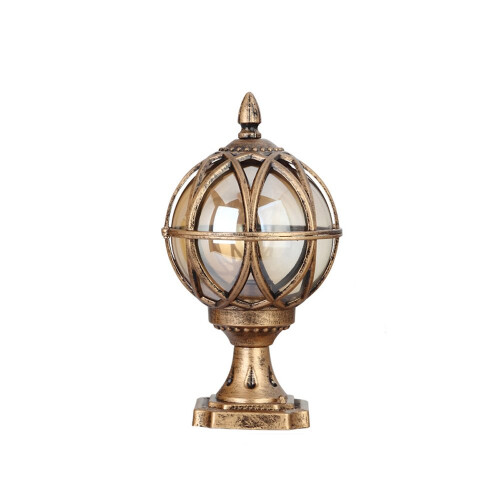 Vintage IP45 Waterproof Outdoor Lamp Post with E27 Base, RustResistant Garden Pathway Light