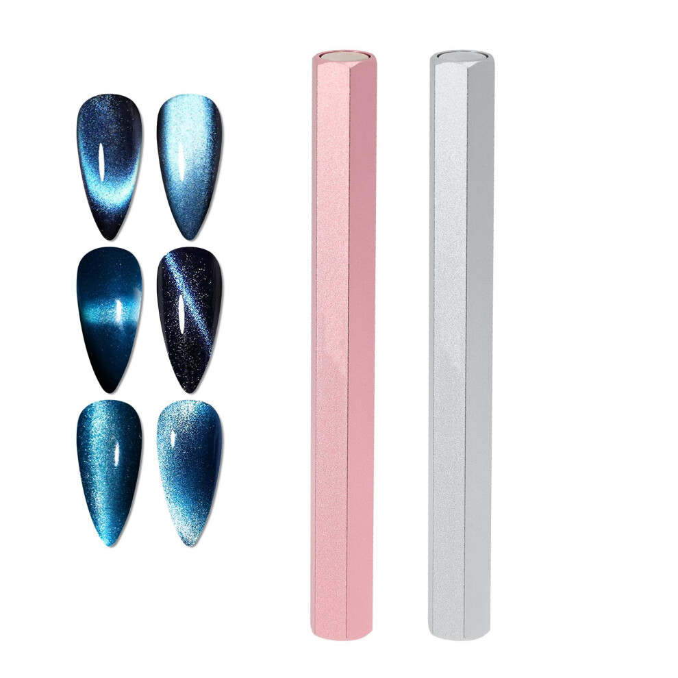 Cat Eye Nail Magnet Set with Powerful Magnetic Force for Precision Cat Eye Effects Manicure