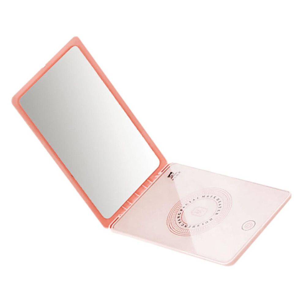 Facial Mask Heater with Adjustable Timer and Builtin Mirror, USB Powered Sheet Mask Warmer for Travel