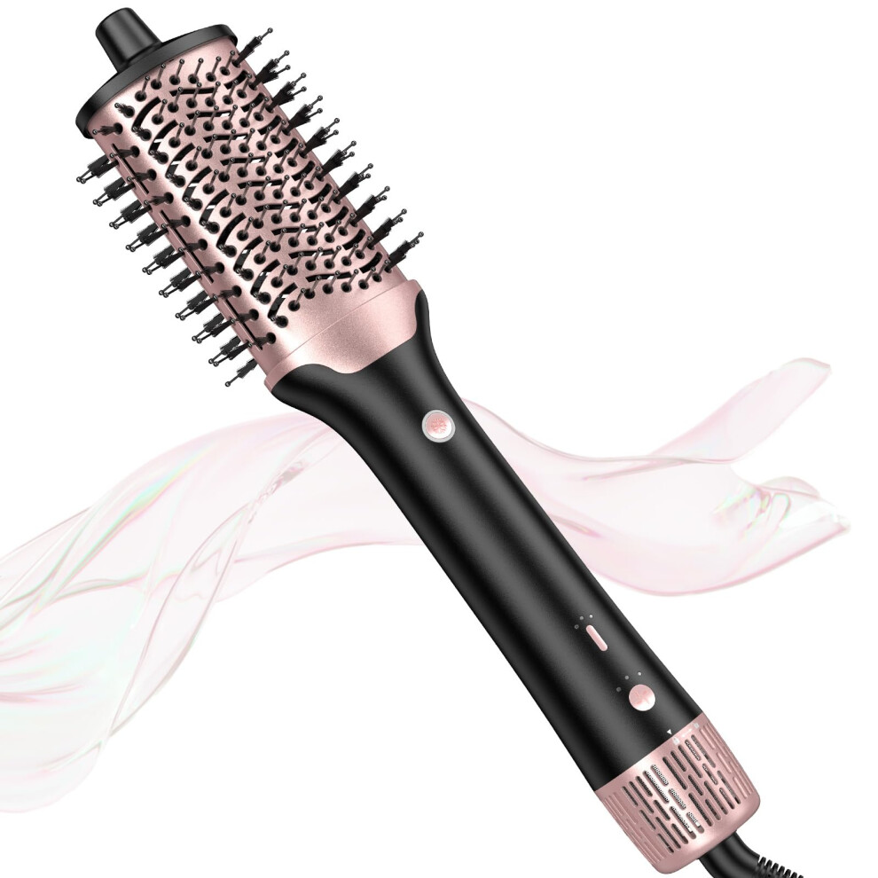 Blow Dryer Brush with Speed 100000RPM, 4in1 Hot Air Brush for Straightening and Volumizing