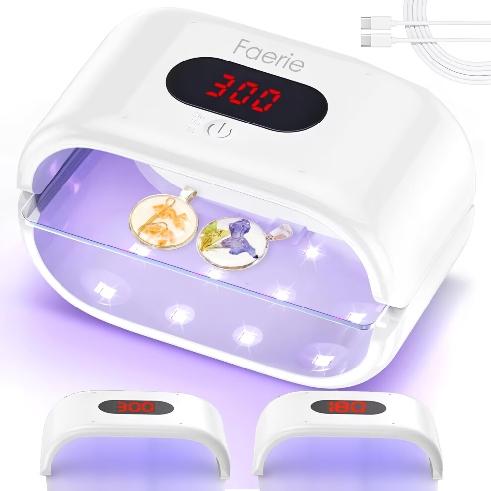 Light Uv Resin Curing 36W Dualsided Led Lamp With Timer For Resin Crafts And Gel Nails