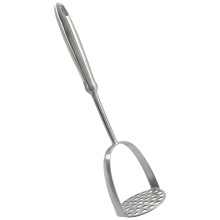 Stainless Steel Potato Masher Heavy Duty Long Handle Ergonomic Grip for Vegetables and Fruits 12.5 Inch