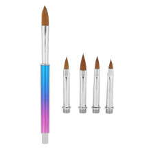 UV Gel Nail Art Brush Set For Acrylic Manicure Salon Using3D Nail Brushes Chic Design Easy To Clean Non Slip Handle Quality Material Versatile Use