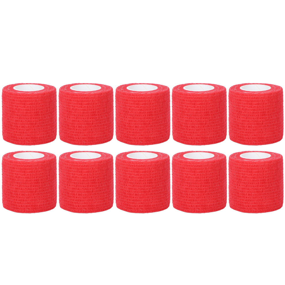 Non Woven Breathable Cohesive Bandage Self Adhesive Wrap for Ankle Wrist Support, 2Inch Elastic Stretchable Tape with Adjustable Tightness Anti Sweat