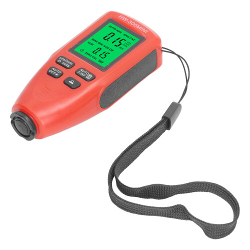 Electronic Paint Depth Gauge with High Accuracy and LCD Display, Suitable for Metal Processing Manufacturing Quality Control, Supports Zero 2