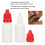 Cosmetic Use Squeeze Bottles Empty Refillable Soft Plastic Fiber Safe Durable Dispensing Caps Sealer Tip Replacement Good Sealing Light Avoidance 8
