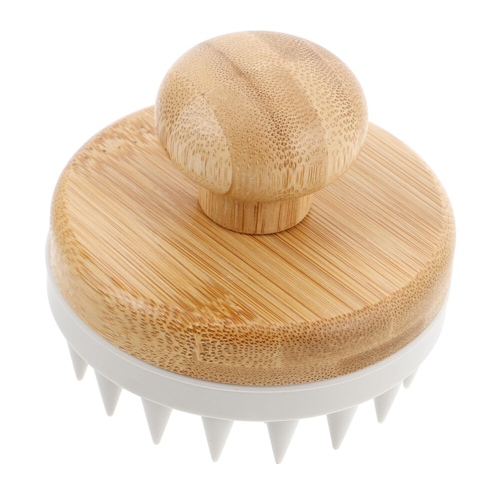 Scalp Massager Brush with Soft Silicone Bristles for Shampoo, Dandruff Removal and Deep Cleansing
