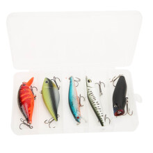 Bionic Swimming Lures Fishing Bait With Hunting Action Deflected Off Rock Loud Rattle System Chip Resistant Finish3D Eyes For Bass Trout Crappie