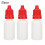 Cosmetic Use Squeeze Bottles Empty Refillable Soft Plastic Fiber Safe Durable Dispensing Caps Sealer Tip Replacement Good Sealing Light Avoidance 2