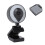 Webcam com foco automático rápido e preciso, microfones duplos com cancelamento de ruído, luz de preenchimento circular ajustável de alta 7