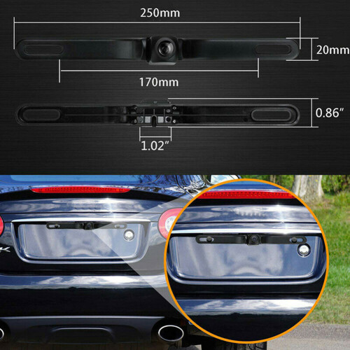 Smart Rear View Camera With WiFi HD Streaming Reversing Aid And Comprehensive Back Coverage, Voice Controlled Interface Adjustable Mount For Compact 1