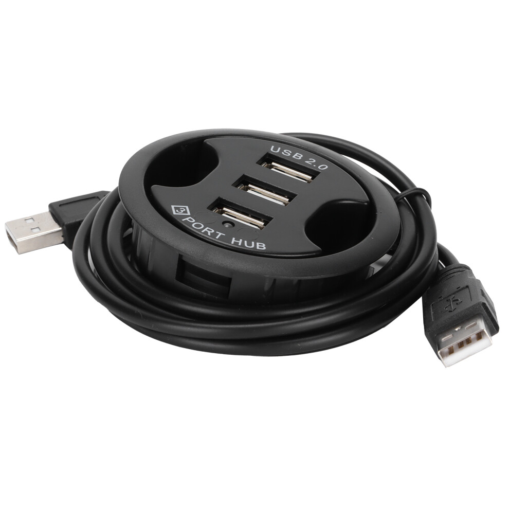 Usb2.0 3 Port Hub Round Shape Desktop Docking Station No Power Adapter 5021390745833