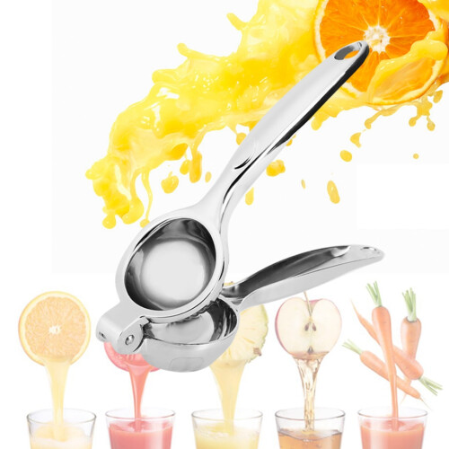 Ergonomic Design Lemon Squeezer, Durable Stainless Steel Manual Citrus Juicer with Multi-Functionality for Everyday Use 2