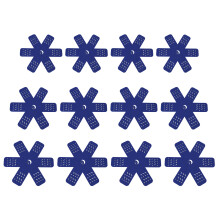 Protector de sartenes de fieltro premium más grueso para tazones, platos y tazas, almohadilla separadora de sartenes reutilizable con superficie