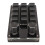 Usb Wired Macro Mechanical Keypad, Fully Programmable Keyboard With Adjustable Knobs, Plug And Play Multifunctional Mechanical Keyboard Space Saving 3