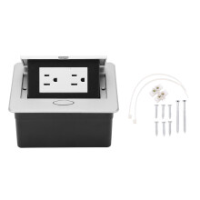 Rustproof Pop Up Power Strip With USB Ports Tamper Resistant Outlet Built In Safety System Aluminum Alloy Fire Resistant Outer Shell Reliable Material