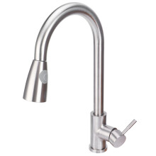 G3/8 Brass Kitchen Mixer Tap with Dual Outlets, 410mm Tall