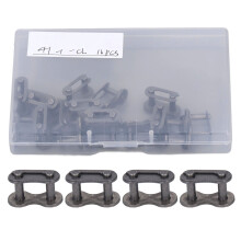 Thermal Resistant Roller Chain Connector Links Steel Alloy Sturdy Reusable Design Easy To Carry And Install For Bikes Motorcycles Go Karts