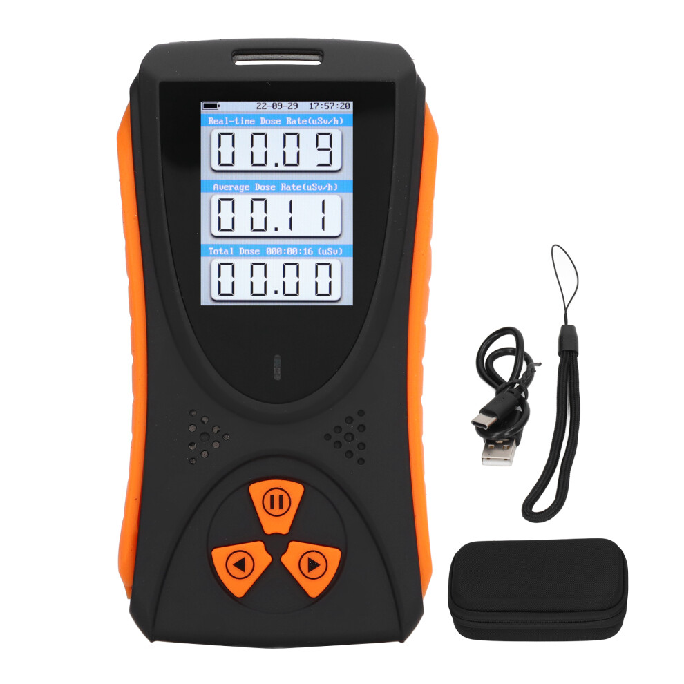 Nuclear Radiation Detector Lcd Display Radiation Monitor Portable Handheld Geiger Counter With Usb Charge Accurate Reading And Dual Alarm Modes For 9432746006472