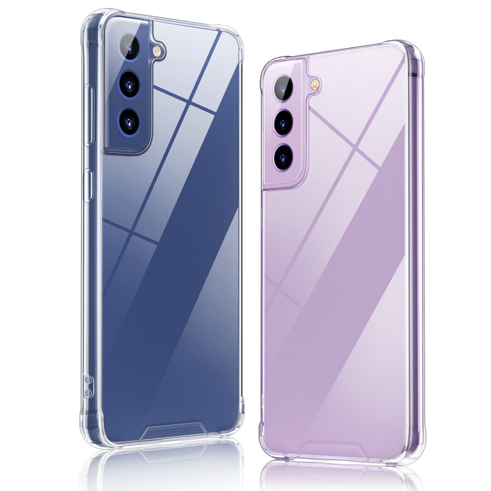 Transparent Phone Case For Samsung Galaxy S21 Fe Military Grade Drop Protection Shockproof Material Raised Screen Protection Non Yellowing Slim Fit 9432746006243