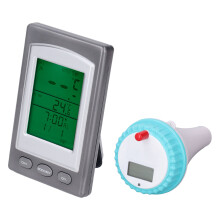 Wasserdichtes, solarbetriebenes, umweltfreundliches digitales Schwimmthermometer mit präziser Temperaturmessung, hochwertigem Material und guter