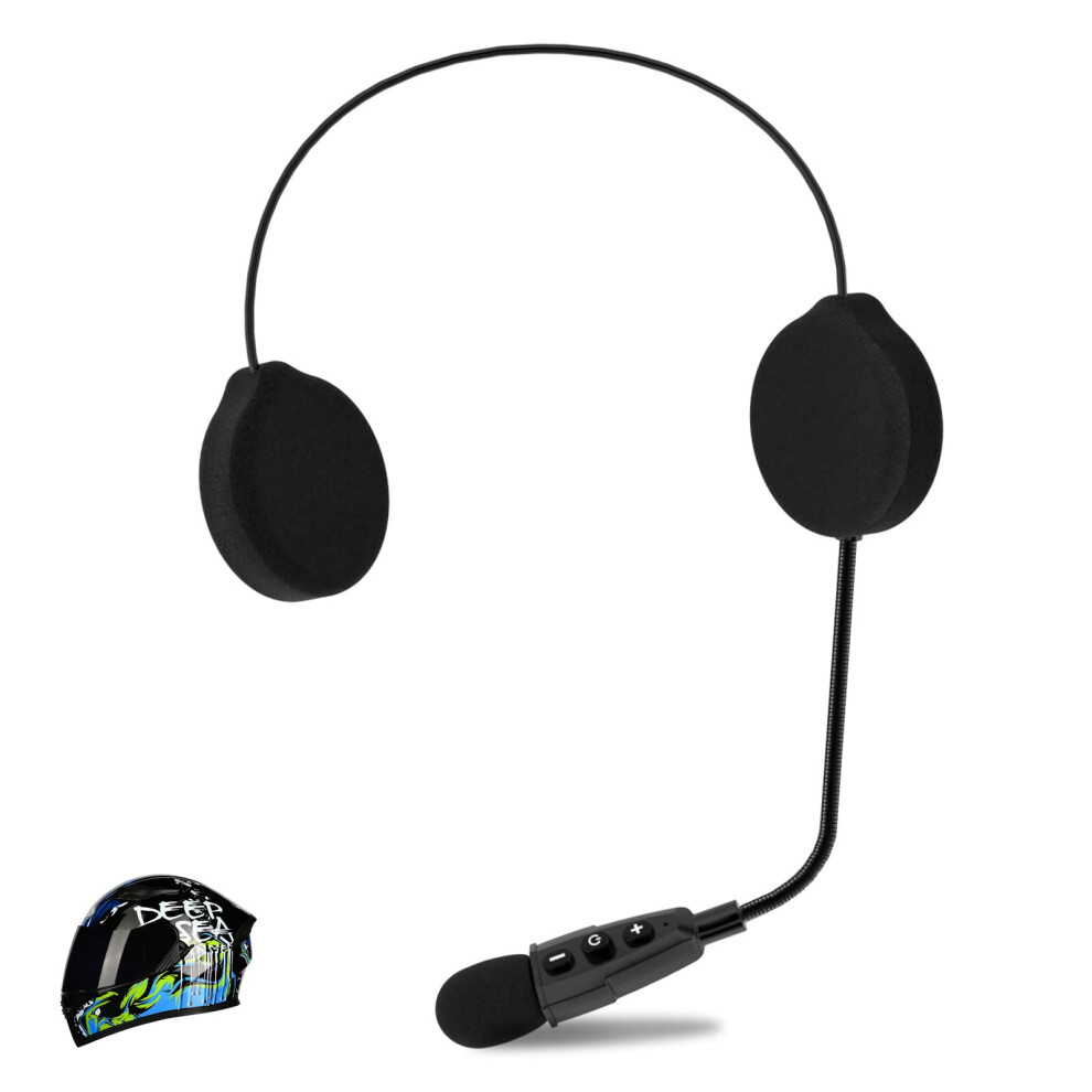 E1+ Motorcycle Bluetooth Headset With Noise Reduction, Bluetooth 5.1 Helmet Intercom And Voice Assistant 9092120449044