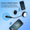 E1+ Motorcycle Bluetooth Headset with Noise Reduction, Bluetooth 5.1 Helmet Intercom and Voice Assistant 3