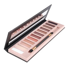 Eyeshadow Palette with Matte and Shimmer Finish, Wide Color Selection, Longlasting Pigment