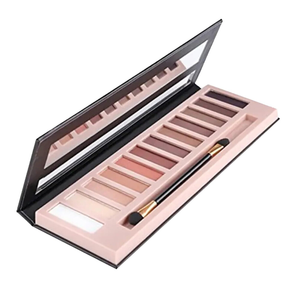 Eyeshadow Palette with Matte and Shimmer Finish, Wide Color Selection, Longlasting Pigment