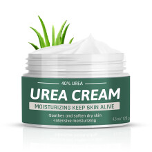 Urea Cream 40% with 2% Salicylic Acid for Dry Cracked Heels, Callus Remover, Aloe Vera 4.3oz