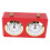 Vintage Mechanical Chess Clock with Large Dials, Red Wind-Up ABS 14