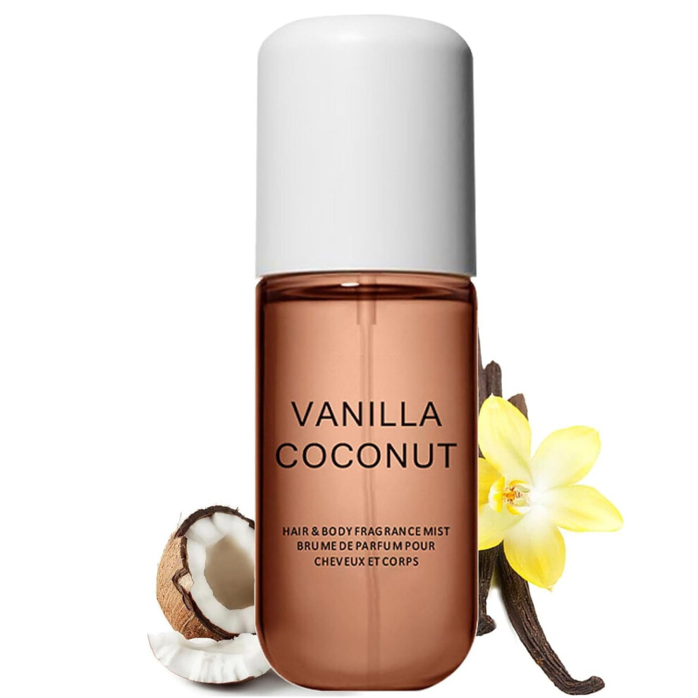 Vanilla Body Mist 90ml LongLasting Scent for Hair and Skin Travel Size Perfume Spray