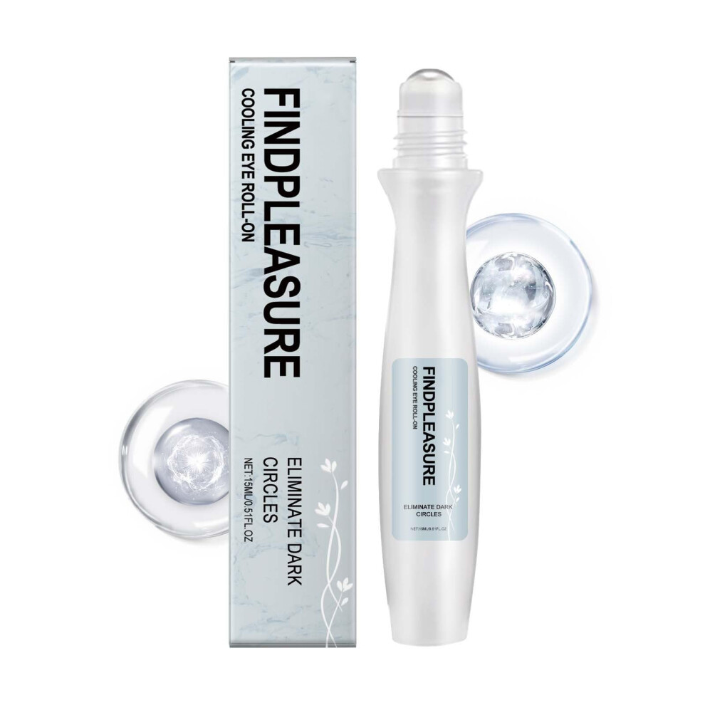 Cream/Dark Antiaging Under Eye For Circles And Puffiness, Cooling Roller Serum For Wrinkles And Firmness