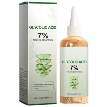 Glycolic Acid 7 Percent Exfoliating Facial Toner 100ML for Radiance and Fine Lines