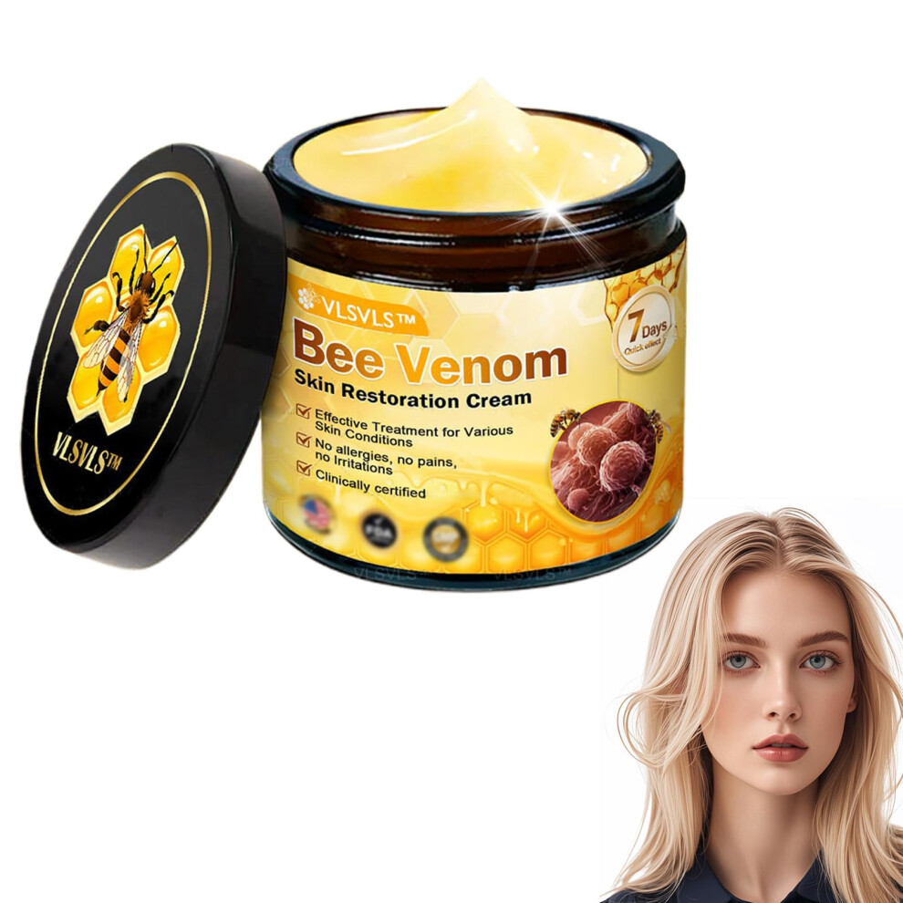 Cream Bee Venom Antiaging Moisturizer For Wrinkles And Scar Reduction, Deep Hydration (1Pc)