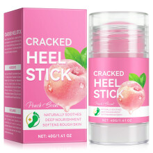 Urea Foot Cream 60% with Salicylic Acid Stick for Deep Hydration and Cracked Heel , Peach Scent 1.41oz