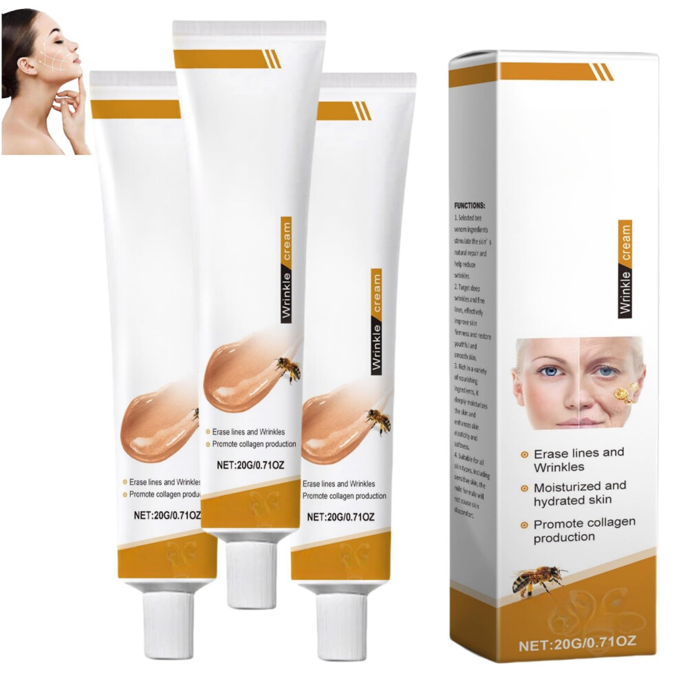 Cream Bee Venom Antiaging Face Wrinkle Deep Hydration Firming Moisturizer For All Skin Types