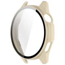 Smartwatch Screen Protector for GT6 46mm with 360 Shockproof Scratchproof PC Glass Case White