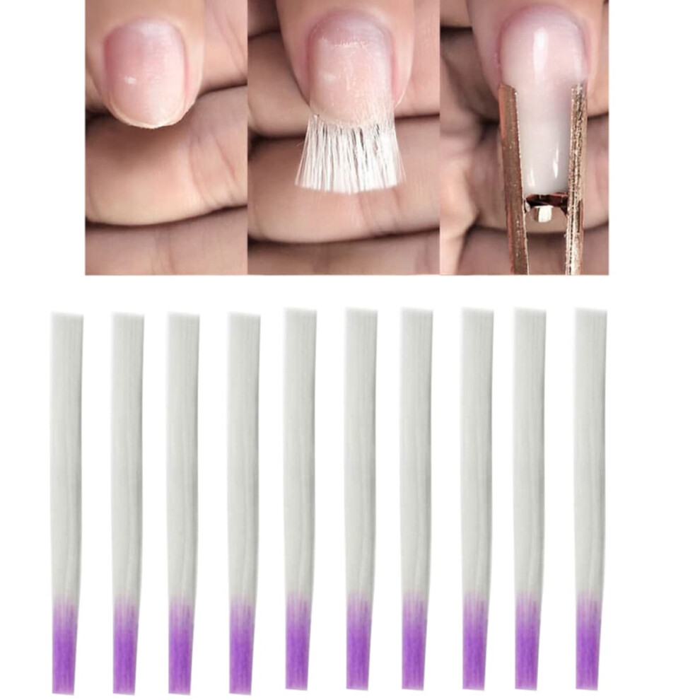 Fiberglass Nail Extension Kit 100pcs LongLasting Lightweight Tips for Salon and Home Manicure