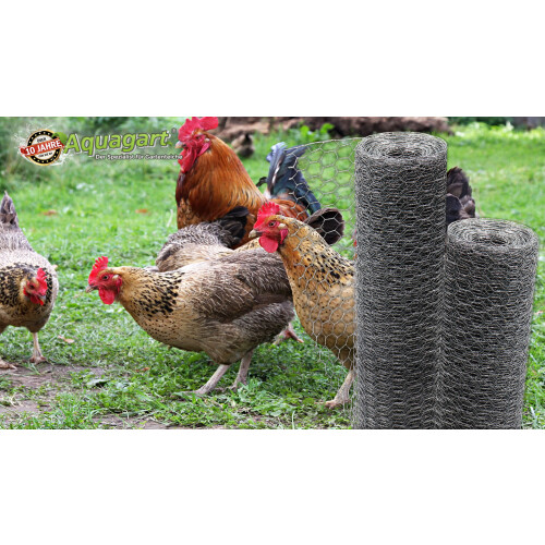 160 m Hexagonal mesh Chicken fence Rabbit wire Rabbit lattice Hare wire 50 cm 1