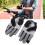 L-Größe Stoßabsorbierende Touchscreen-MTB-Handschuhe 6