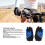 L-Größe Stoßabsorbierende Touchscreen-MTB-Handschuhe 4